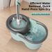 Thickened Wheeled Dual Drive Bucket Stainless Steel Spin Drying Hands Free Wet And Dry Use Household Mop_maomaolike.com