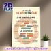 French Control Circle Mental Health Painting Poster, Warm-toned Typographic Chart Poster, Aids Emotional Regulation, Suitable For Therapy Room, Office_maomaolike.com