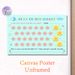 Bedtime Reward Chart Painting Poster, Soft Pastel Star & Moon Styled Poster, Tracks Nightly Bed-staying Progress For Reward Incentives, Suitable For_maomaolike.com