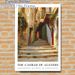 Casbah Of Algiers Alley Painting Poster, Warm-toned Impressionist Sunlit Old Alley With Ivy-clad Buildings Poster, Brings Nostalgic Charm Ideal For_maomaolike.com