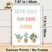 Cute Potted Plant Motivational Painting Poster, Pastel-colored Cartoon Potted Plants & Inspirational Quote Poster, Warm Uplifting Decor Ideal For Home_maomaolike.com