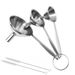 Multifunctional Funnel Three-Piece Set: Small Oil, Vinegar, Wine, Spices And Essential Oils Filling Set – Oil, Vinegar, Wine And Spices Filling_maomaolike.com