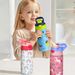350ml Cartoon Pattern Vacuum Cup Kids Insulated Water Bottle Cute Animal Straw Thermos Mug Handheld Kettle For Outdoor_maomaolike.com