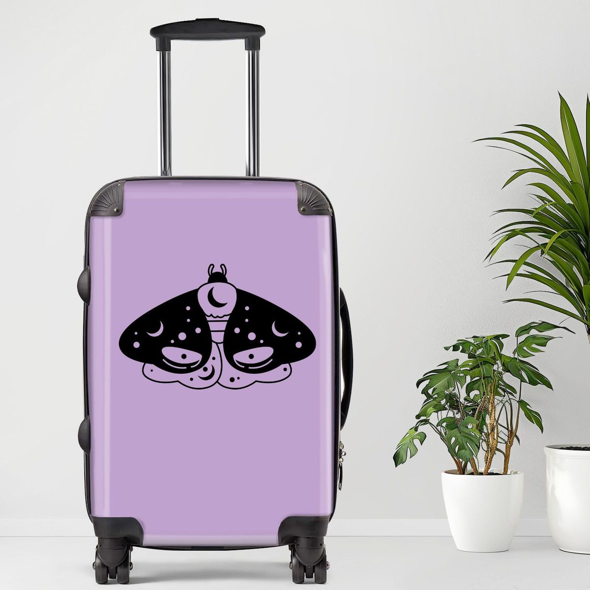 Butterfly Luggage, 20/24/28 Inch Luggage, Carry-On, Custom Luggage, Luggage Set, Suitcase, Travel, Vacation, Cabin Suitcase, Custom Suitcase, Personalized Luggage_maomaolike.com