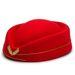 Hot Sale Women Air Cotton Flight Attendant Hat Stewardess Cap for Costume Cosplay Musical Performance_maomaolike.com