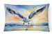 Birds, Birds, Birds Throw Pillow Throw Pillow For Indoor Couch Bed Outdoor Patio Washable, Gull Flying Low 7517,12Hx16W_maomaolike.com