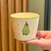 Four Sets Of Cute Fruit Can Be Sung Ceramic Cups For Home Use_maomaolike.com