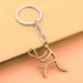 Unisex Creative metal multi-sport logo key chain Bicycle running weightlifting football basketball key chain small gift_maomaolike.com