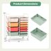 12-Drawer Utility Rolling Cart With Drawers Multi-Use Storage_maomaolike.com
