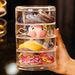 Internet Celebrity Display Stand Rotating Multi-layer Storage Box Desktop Earrings Ear Studs Rings Hand Jewelry_maomaolike.com