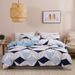 Stripes, Squares And Geometric Patterns Three Piece Set Duvet Cover Full Size For Bedding_maomaolike.com