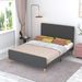 Full Size Bed Frame Wood Slat Support With Headboard & Footboard_maomaolike.com