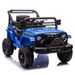 12V Kids Ride On Electric Truck Car W Parents Control,2WD,Four-wheel Suspension,Early Education Function,Adjustable Volume,USB,MP3,Bluetooth,Microphone Jack,Power Display,LED Lights For Kids Aged 1-4._maomaolike.com