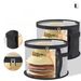 Hat Box Non-woven Clear Storage Bucket Foldable Travel Storage Box With Zipper Clothes Hat Large Capacity Organizing Bag_maomaolike.com
