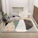 Living Room Rug Large Size Gorgeous Gold Frame Design Bedroom Rug Plush Thickened Machine Washable Thickened Underlay Interior Decorative Rug_maomaolike.com