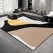 Living Room Rug Large Size Gorgeous Gold Frame Design Bedroom Rug Plush Thickened Machine Washable Thickened Underlay Interior Decorative Rug_maomaolike.com