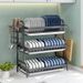 Kitchen Multi-Function Rack Drainer Utensil Storage Shelf Home Use Drainage Dish Plate Holder Organization Stand_maomaolike.com