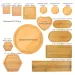 6Pcs Flowerpot Wooden Bamboo Tray Stand Indoor Plate Nursery Plant Holders Garden Saucers Storage Desktop Bonsai Decoration_maomaolike.com