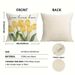 Hot Selling Yellow Bicycle Tulip Pattern Living Room Bedroom Sofa Decorative Pillow Case_maomaolike.com
