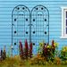 2 Pack Metal Garden Trellis 71" X 19.7" Rustproof Trellis For Climbing Plants Outdoor Flower Support_maomaolike.com
