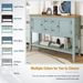 Cambridge Series Ample Storage Vintage Console Table With Four Small Drawers And Bottom Shelf For Living Rooms,Entrances And Kitchens_maomaolike.com