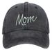 Unisex Washed cotton DAD MOM embroidered baseball cap Cotton duck hat Dad hat Hip Hop hat_maomaolike.com