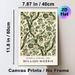 Vintage Botanical Floral Painting Poster, Muted Green Ornate Retro Plant Pattern Poster, Timeless Classic Art Piece, Ideal For Living Room, Bedroom_maomaolike.com