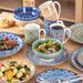 vancasso 16/32/48-PCS Ceremic Plate Porcelain Dinnerware Set Bohemian Mandala Patterned With Dinner Plate,Dessert_maomaolike.com