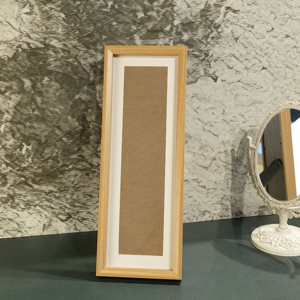 Tabletop Empty For Mounting And Hanging On The Wall, Narrow Long Rectangular Gift Decorative Frame, Solid Wood_maomaolike.com