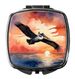Pelican Fiery Sunset Compact Mirror Decorative Travel Makeup Mirror For Women Girls Gifts Pocket Makeup Mirror Folding Handheld_maomaolike.com