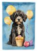 Portuguese Water Dog Happy Birthday Garden Flag Mailbox Flag Decorative Yard Flag Banner Outside Patio Artwork Yard Flower Beds, Garden Size, Multicolor_maomaolike.com