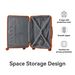 3-Piece Luggage Sets (20", 24", 28"), Suitcase With Wheels, Hardside Suitcase With Four Spinner Wheels And Scratch-Resistant Surface, Orange_maomaolike.com