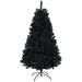 6ft Tall Artificial Christmas Tree, Unlit Xmas Tree With 1000 Branch Tips, Auto Open, Steel Base, Holiday Décor For Home Office, Black_maomaolike.com