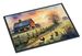 Chicken Farmyard Sunrise Doormat Front Door Mat Indoor Outdoor Rugs For Entryway, Non Slip Washable Low Pile, 24H X 36W_maomaolike.com