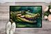 Alligator Doormat Front Door Mat Indoor Outdoor Rugs For Entryway, Non Slip Washable Low Pile, 24H X 36W_maomaolike.com
