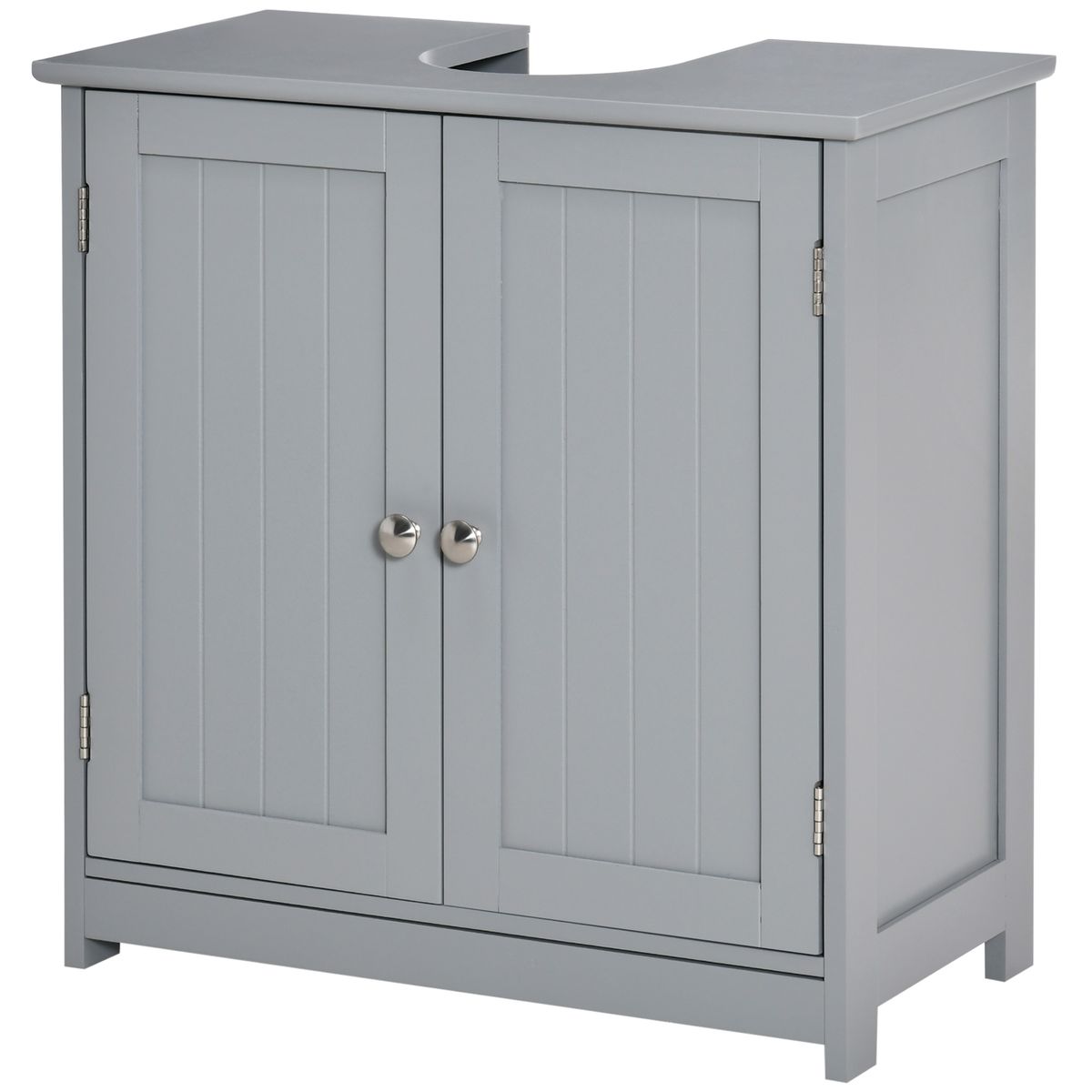 Bathroom Vanities, Bathroom Sink Cabinets With U-Shape Cut-Out And Adjustable Internal Shelf, Gray_maomaolike.com