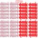 40Pcs Wedding Party Treat Boxes Small Pink Red Candy Shaped Gift Boxes With Ribbon Cookie Chocolate Snack Goodies Wrapping Boxes For Birthday Holidays Anniversary Dinners Table Favor Decor Supplies_maomaolike.com