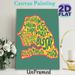 Senegalese Cuisine Painting Poster, Vibrant Map-shaped Typographic Poster, Features Iconic Local Food Names, Ideal For Kitchen, Dining Area Or_maomaolike.com