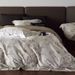 Modern Style Romantic Leaf Digital Print Ultra-fine Denier Bare-feel Tencel Cotton Four-piece Set Skin-friendly Breathable Bedding_maomaolike.com