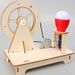 Scientific Experiment Light Bulb Hand Crank Generator Student Science And Technology Small Production Children's_maomaolike.com