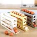 2pcs Kitchen Eggs Organizer 4-layer Slide Refrigerator Eggs Rack_maomaolike.com