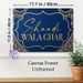Indian Wedding Themed Painting Poster, Luxurious Ornate Blue & Gold Embellished Poster, Elegant Festive Design Ideal For Wedding Venues And Home_maomaolike.com