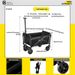 Outdoor Camping Car Foldable Trolley Large Camping Picnic Camping Car Pull Rod Small Trailer Stall Independent Station_maomaolike.com