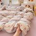 Pure Cotton Layer Bedding Set Baby Grade Duvet Cover Sheet Cloth Single Double Bed Three-Piece Quilted Bedspread_maomaolike.com
