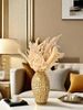 1 Modern Luxury Style Honeycomb Ceramic Vase Suitable For Decoration In Living Rooms, Lobbies, Dining Rooms, Bedroom Corners, And Other Spaces_maomaolike.com