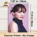 Elegant Female Portrait Painting Poster, Soft-toned Gentle Woman Portrait Poster, Serene Refined Visual Ideal For Bedroom, Living Room Wall Decor_maomaolike.com