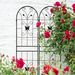 2 Pack Metal Garden Trellis 71" X 19.7" Rustproof Trellis For Climbing Plants Outdoor Flower Support Black_maomaolike.com