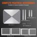VEVOR Chimney Cap, 13 X 9 Inch, 304 Stainless Steel Fireplace Chimney Cover, Not Easily Toppled & Practical Accessories & Easy Installation, Fits Mesh Flue Covers Outside Clay Flue Shingles, Silver_maomaolike.com