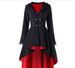 Women's Clothing Autumn new retro mid length windbreaker for women Gothic style jacket large size women's clothing_maomaolike.com
