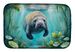 Manatee In A Crystal-Clear Spring Dish Drying Mat Absorbent Dish Drying Mat Pad For Kitchen Counter Dish Drainer Mat For Countertop, 14 X 21", Multicolor_maomaolike.com